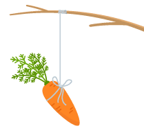 Dangling carrot