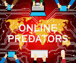 Online Predator Illustration